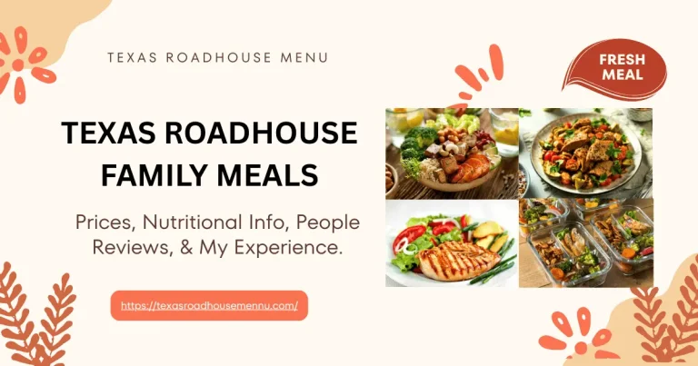 Texas Roadhouse Family Meals